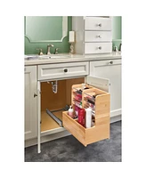 Rev-a-Shelf 24" Wood Vanity Base Cabinet Organizer w/ Soft-close, 441-12VSBSC-1