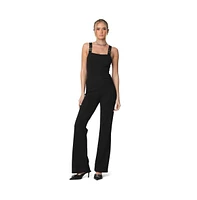 Edikted Womens Bianka Buckle Strap Jumpsuit