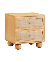 Tov Furniture 17" Wood Nightstand