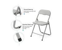 gaomon 2 Pack Folding Chairs with Padded Cushion and Back