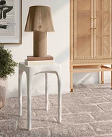 Tov Furniture 15" Textured Fiber Stone Table