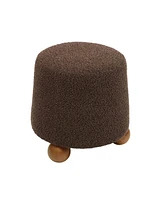 Tov Furniture 18.3" Boucle Stool