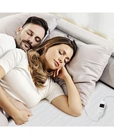 Gouun Safe Electric Heated Mattress Pad with 4 Size 8 Temperature 10-Hour Timer-Queen size