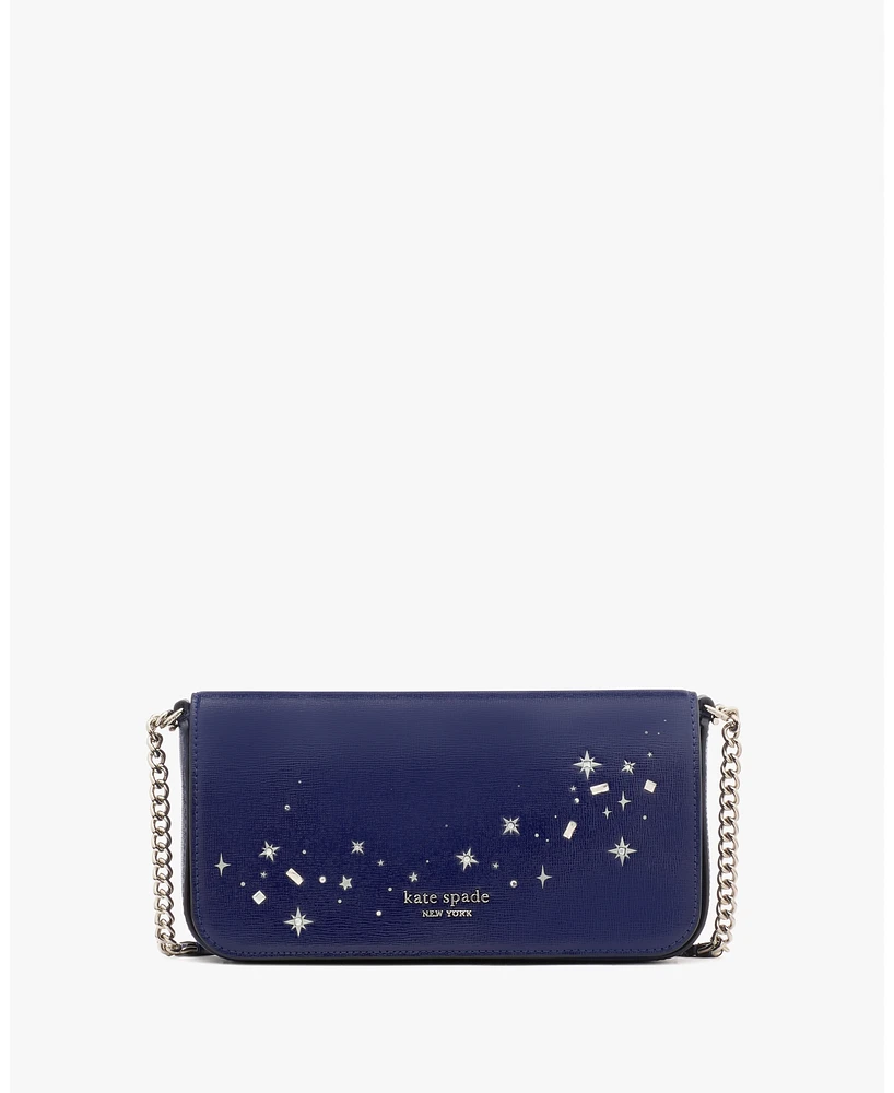 Kate Spade New York Devin Embellished Flap Chain Wallet