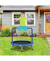 Gouun 36 Inch Kids Trampoline Mini Rebounder with Full Covered Handrail
