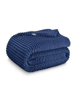 Bare Home Microplush Textured Blanket