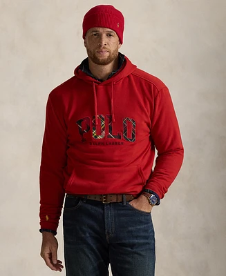 Polo Ralph Lauren Men's Big & Tall The Rl Fleece Plaid-Logo Hoodie