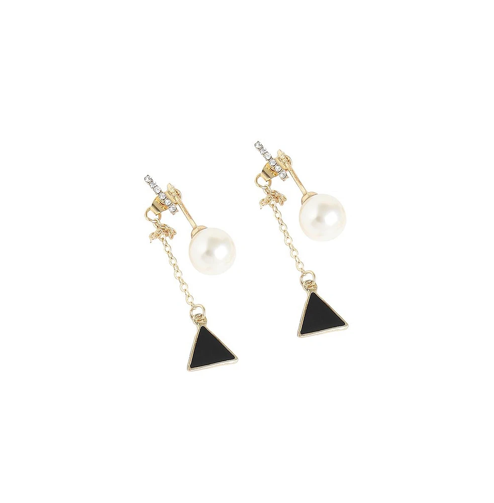 Sohi Women's Unbalanced Drop Earrings