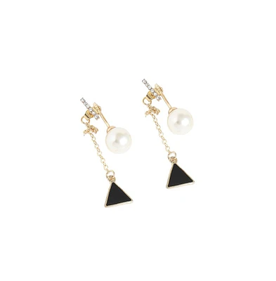 Sohi Women's Unbalanced Drop Earrings