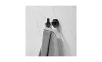 Slickblue Bathroom Hardware Set, 6-Piece Towel Bar Set Thickened Space Aluminum