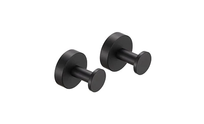 Slickblue Round Base Towel Hook with Screws for Easy Installation and Durable Use