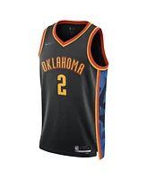 Nike Men's and Women's Black Shai Gilgeous-Alexander Oklahoma City Thunder 2024/25 City Edition Finished Swingman Jersey