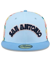 New Era Men's Light Blue San Antonio Spurs 2024/25 City Edition 59FIFTY Fitted Hat