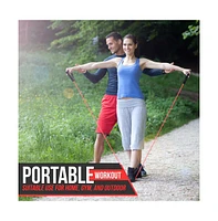 SereneLife Adjustable Resistance Band for Home and Gym Workouts