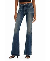 Desigual Women's Flare Jeans