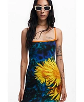 Desigual Women's Sunflower midi dress