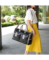 Mkf Collection Genevieve Color Block Duffle Bag by Mia K