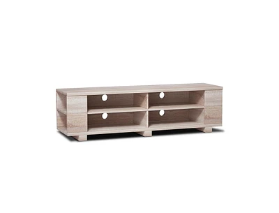 Gouun 59 Inch Console Storage Entertainment Media Wood Tv Stand