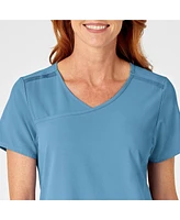 Wink Women's Renew Mock Wrap Scrub Top