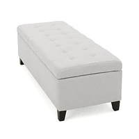 Modern Storage Ottoman, Multipurpose Footstool & Bench-The Pop Home