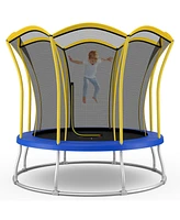 10 Feet Unique Flower Shape Trampoline with Galvanized Steel Frame
