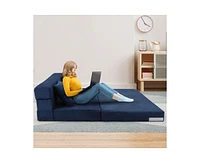 gaomon Folding Sofa Bed, Foldable Couch Bed with Pillow, Convertible Sleeper Chair Folding Sofa Mattress