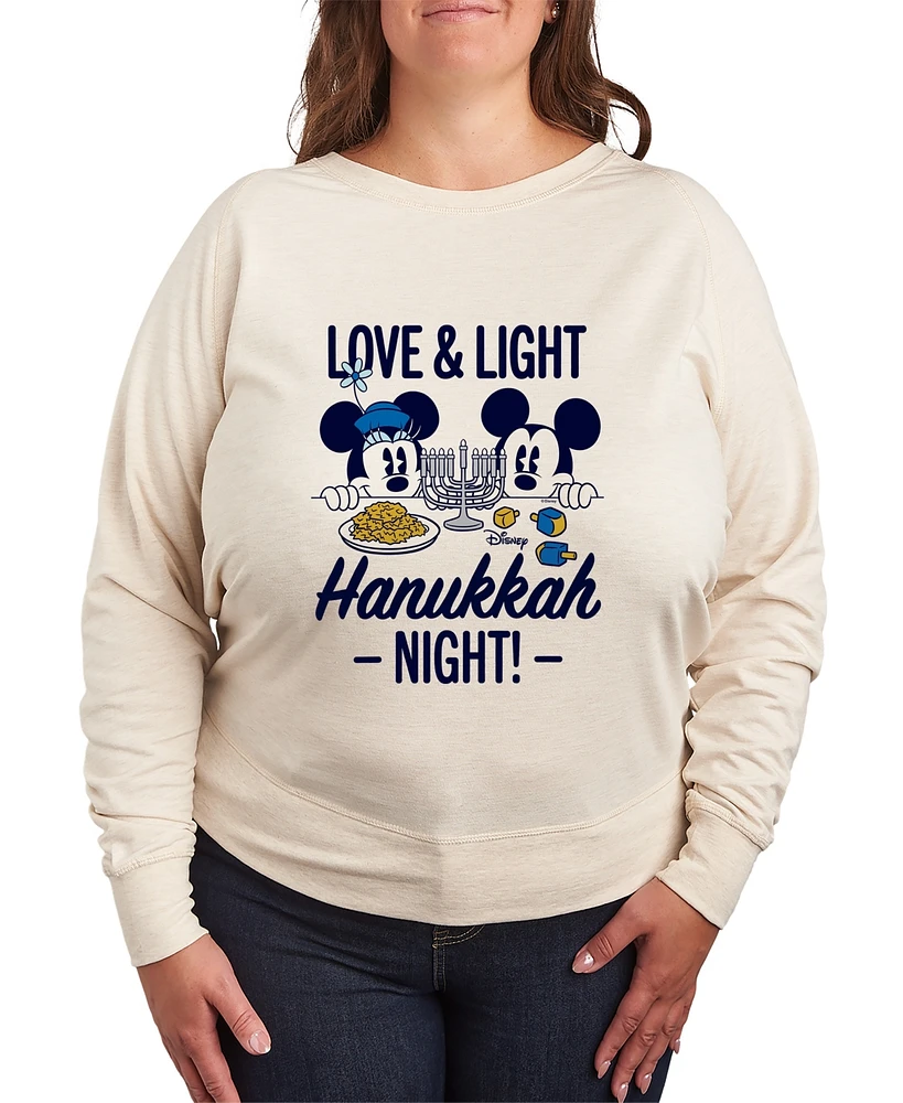 Hybrid Apparel Plus Disney Hanukkah Graphic Pullover Top