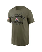 Nike Men's Olive Arizona Wildcats 2024 Military Appreciation Performance T-Shirt