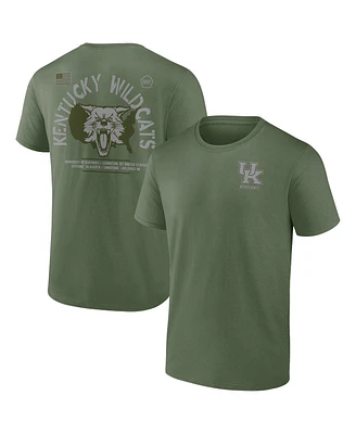 Fanatics Men's Olive Kentucky Wildcats Oht Military Appreciation Base T-Shirt