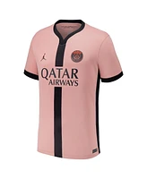 Jordan Big Boys and Girls Pink Paris Saint-Germain 2024/25 Third Replica Jersey