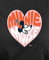 Hybrid Apparel Plus Disney Minnie Mouse Heart Graphic Pullover T-shirt