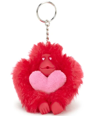 Kipling Valentine Monkey Keychain