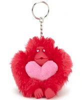 Kipling Valentine Monkey Keychain