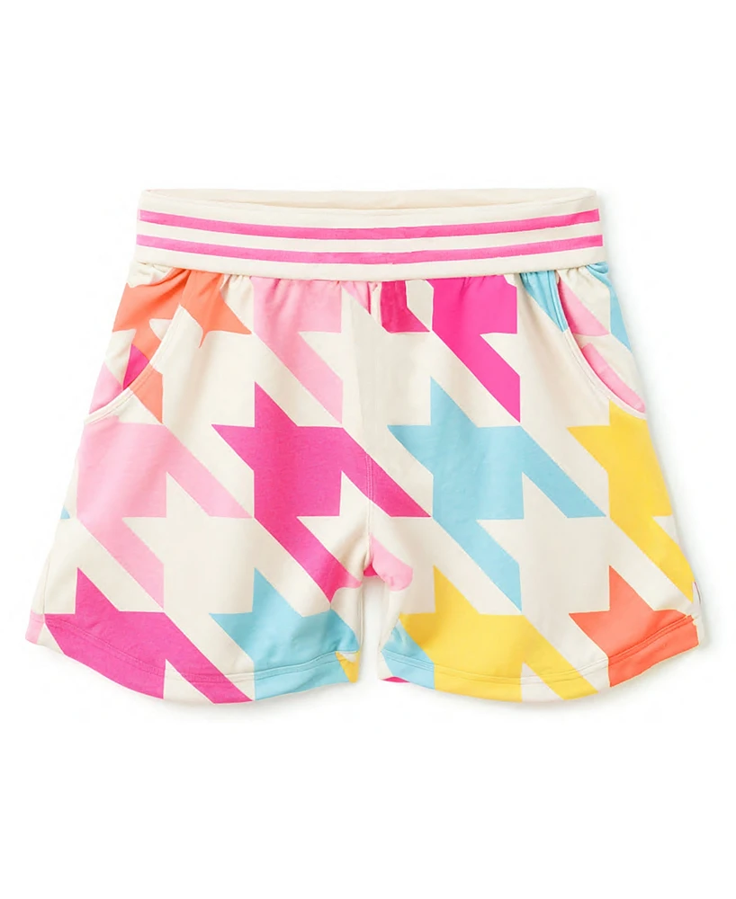 kensie Big Girls French Terry Elastic Waist Shorts