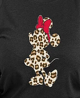 Hybrid Apparel Plus Disney Minnie Mouse Leopard Graphic Pullover Top