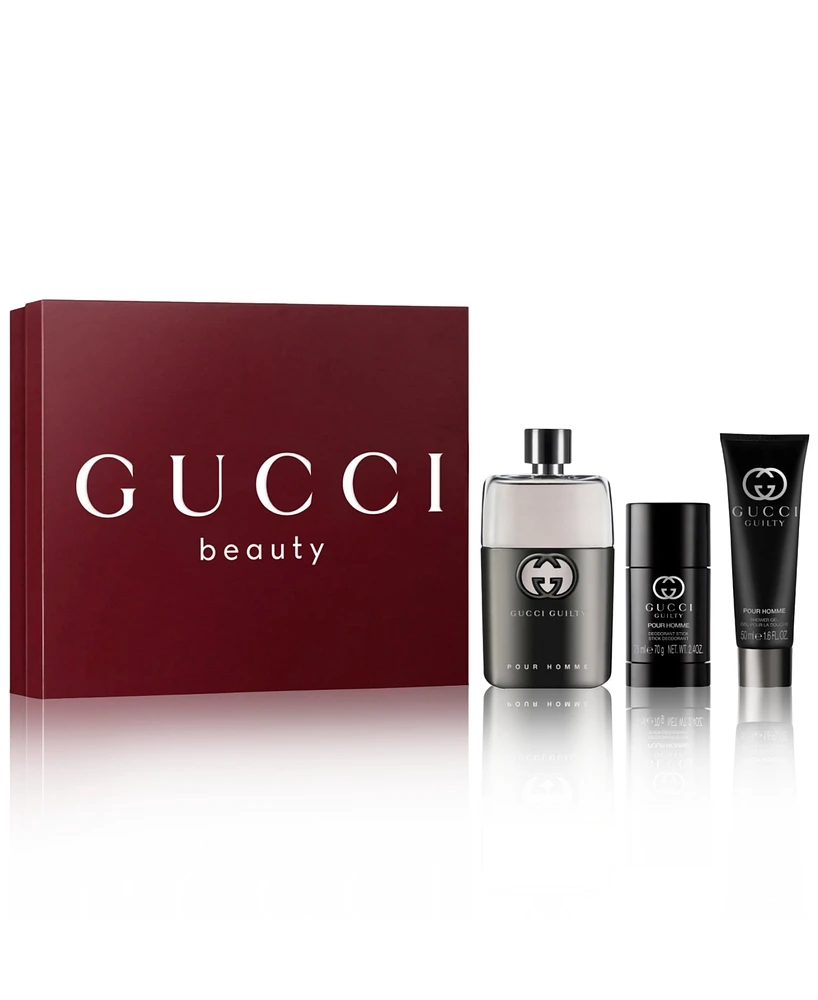 Gucci Men's 3-Pc. Guilty Pour Homme Eau de Toilette Gift Set