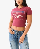 True Religion Women's Baby Crew Neck T-shirt