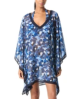 Michael Kors Women's Chiffon Poncho Cover-Up