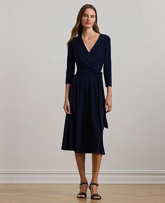 Lauren Ralph Surplice Jersey Dress