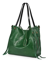 Old Trend Women's Genuine Leather Daisy Tote Bag