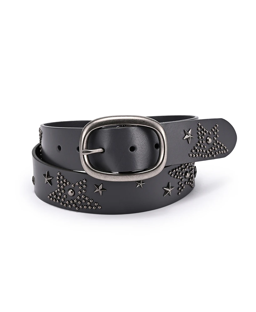 Old Trend Women's Glory Star Leather Belt