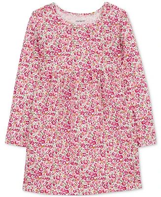 Carter's Toddler Girls Floral-Print Cotton Jersey Dress