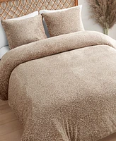 Jessica Simpson Plush Leopard -Pc. Duvet Cover Set