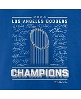 Fanatics Men's Royal Los Angeles Dodgers 2024 World Series Champions Signature Roster T-Shirt