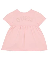 Guess Baby Girl Terry Short Sleeve Dress