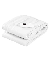 Gouun Safe Electric Heated Mattress Pad with 4 Size 8 Temperature 10-Hour Timer-Full Size