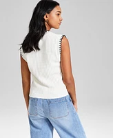 And Now This Petite Whip-Stitch Sweater Vest, Exclusively at Macy's