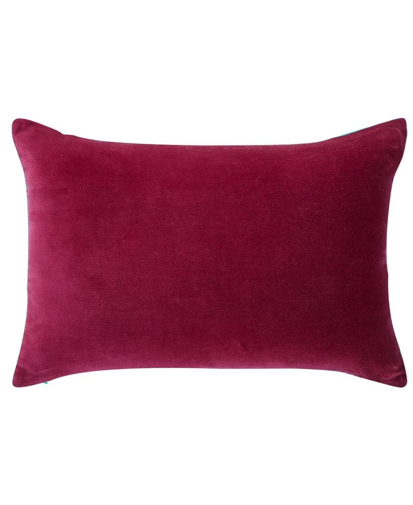 Ihi Home Stella Velvet Decorative Pillow ,14" x 20"