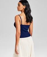 And Now This Women's Scoop-Neck Pointelle Tank Top, Exclusively at Macy's