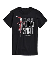 Airwaves Men's Nightmare Before Christmas Holiday Spirit Short Sleeve Tee